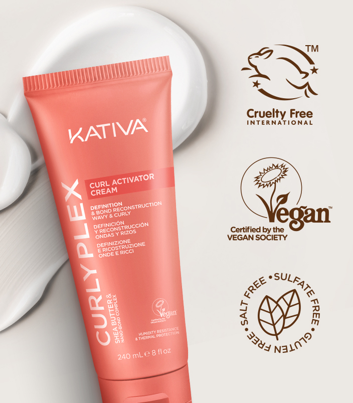 Εφαρμογή Curly Plex Activator Cream σε μπούκλες