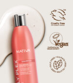 Curly Plex Shampoo 355ml by KATIVA – Καθαρίζει Απαλά, Διαμορφώνει και Αναδομεί σε βάθος τα μαλλιά - Image 5